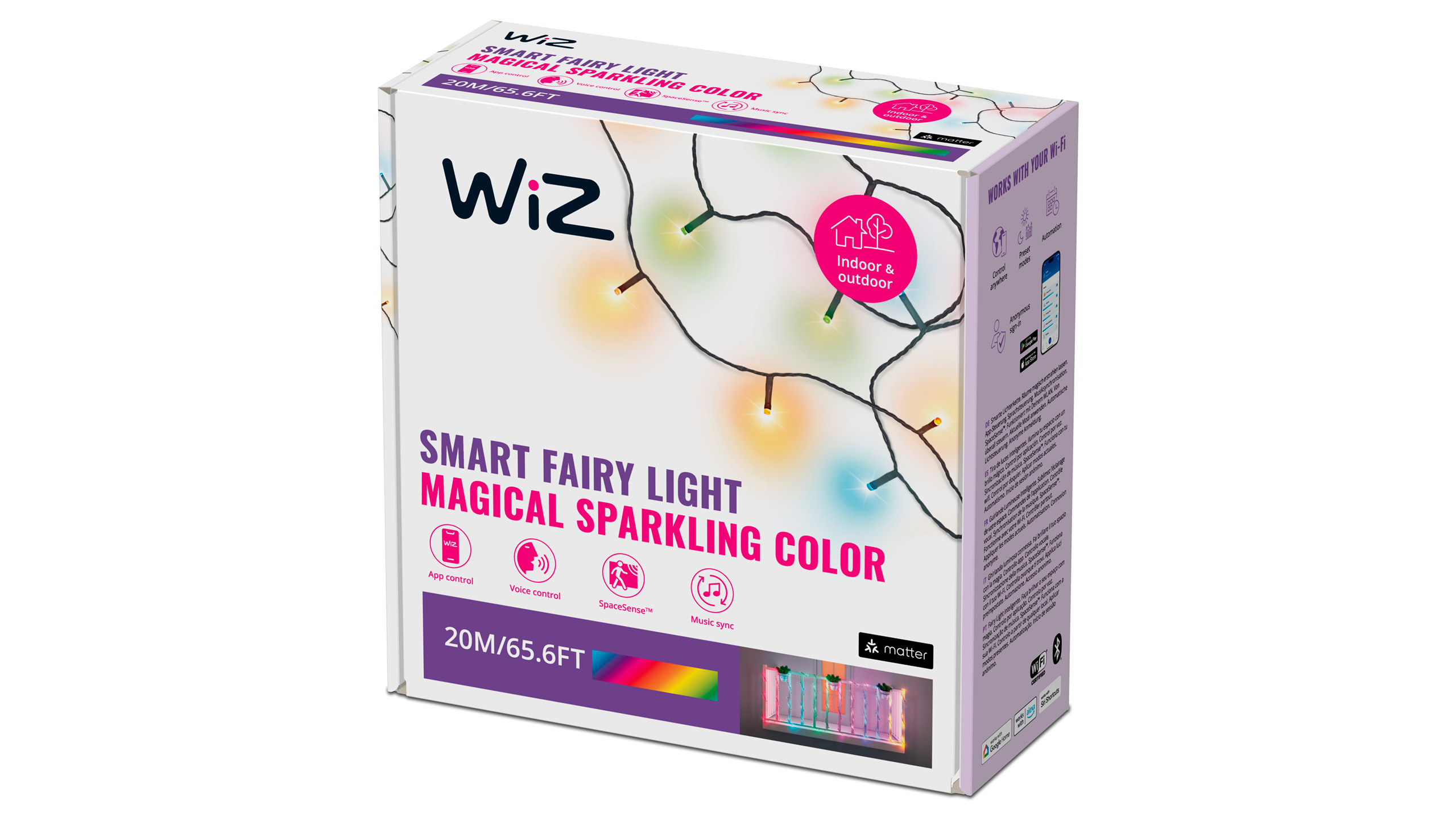 WiZ Smart Fairy Light packaging