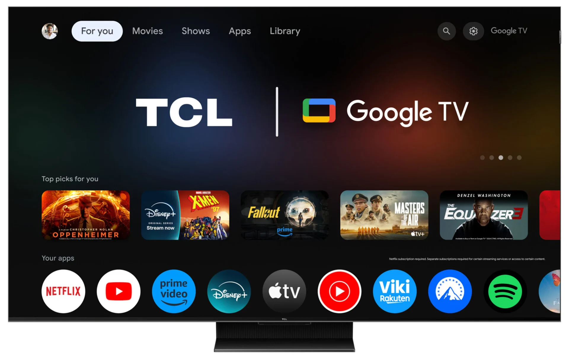 tcl 75 mqled85 4k mini led tv 2024 pdp zoom 3000